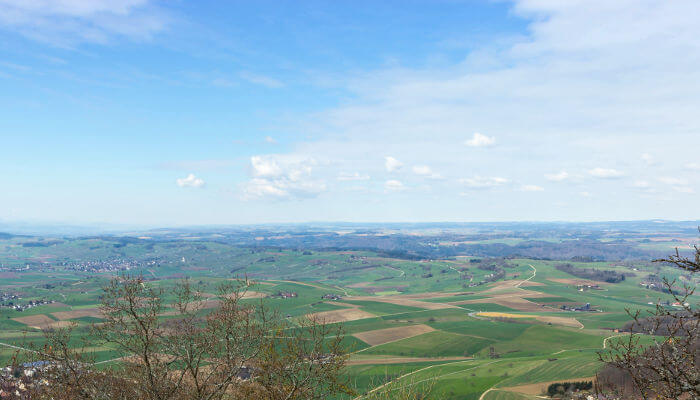 Weitblick vom Randen aufs Klettgau